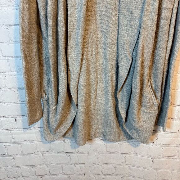 Barefoot Dreams Tan Cardigan Soft Knit Sweater - Picture 3 of 7